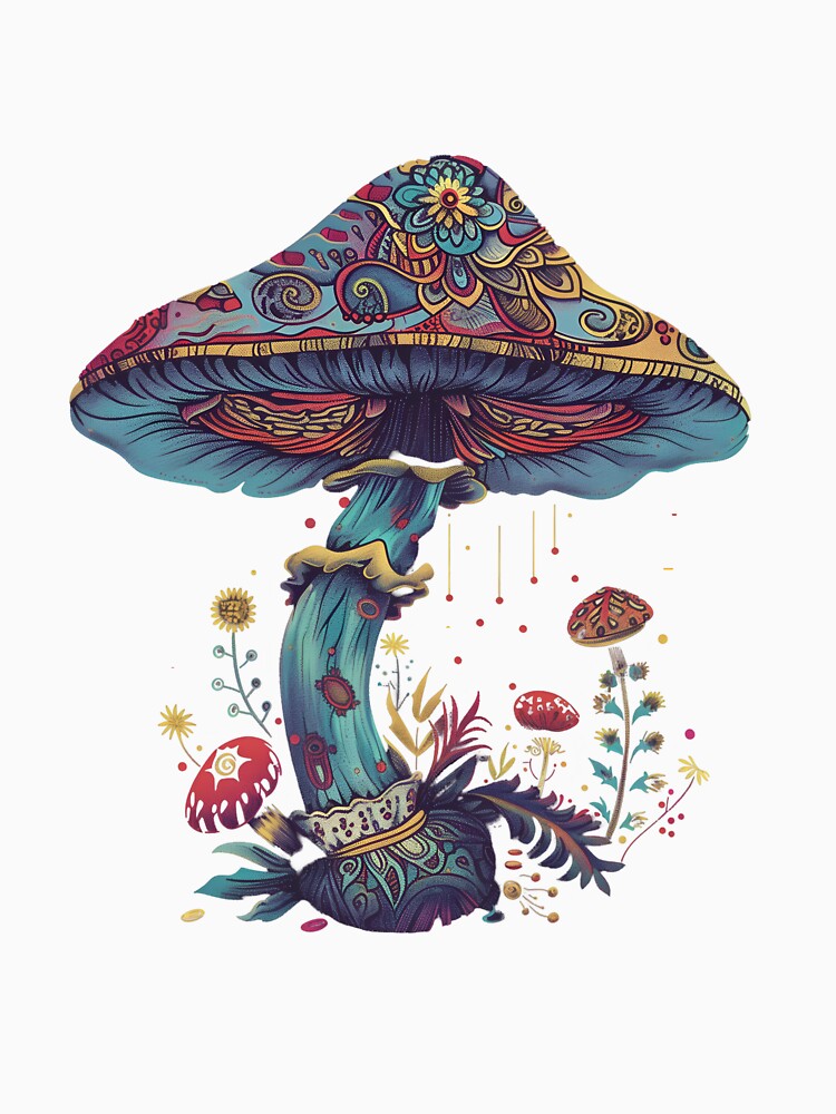Stylized Magic Mushroom 11 by HarmonyTheKoala