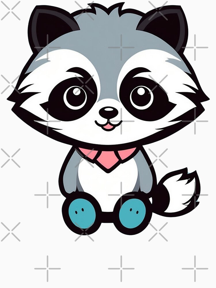 Racoon in Kawaii by OurGirlGertie