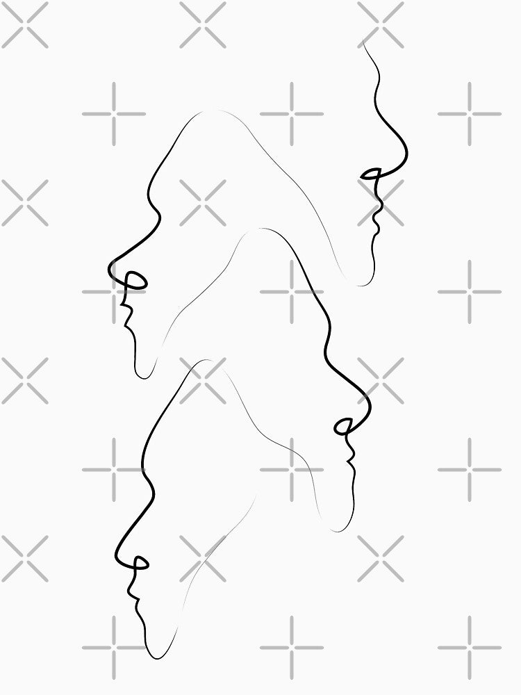 People Talk One Line Art | One Line Artist | Minimal Art | One Line Art | Minimalist by One-Line-Artist