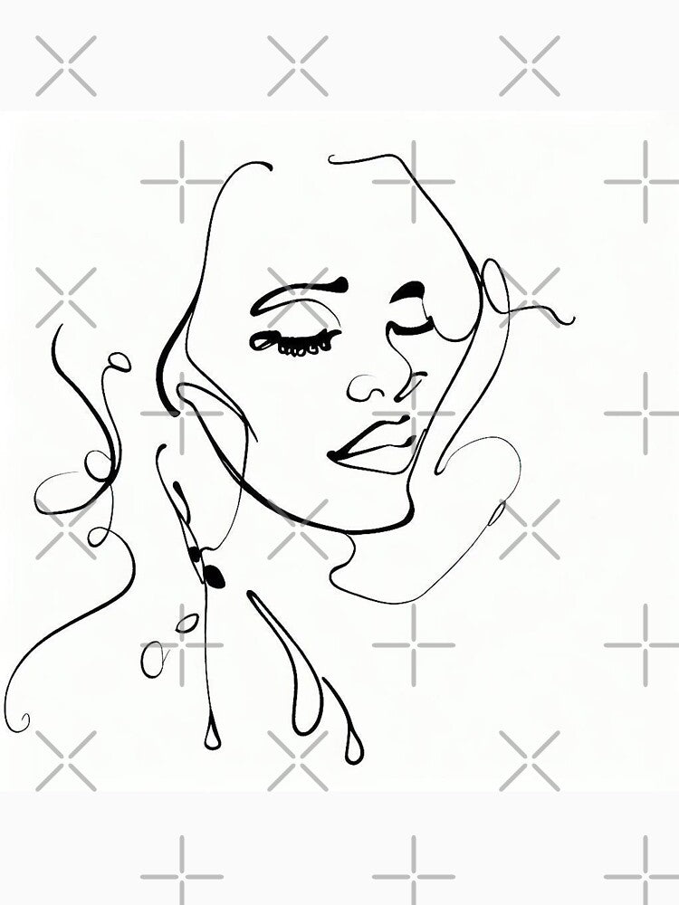 Elegance in a Single Line: A Woman's Grace by ReplyGirl
