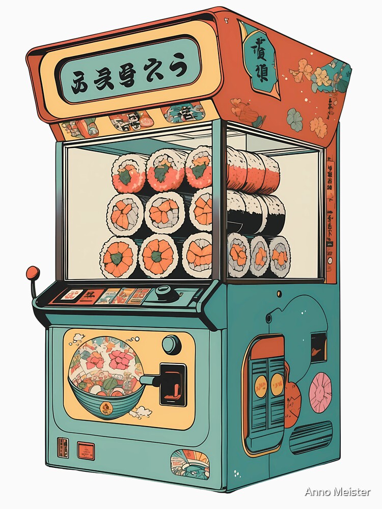 Sushi Claw arcade – Retro Japanese Arcade Vibes by Anno Meister