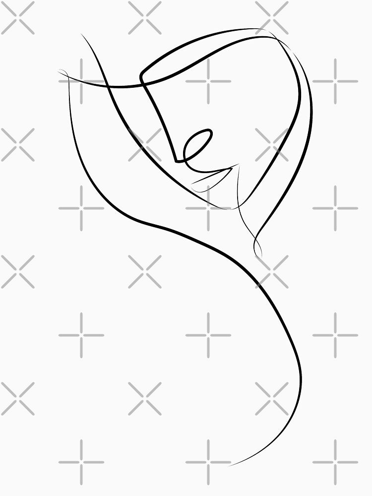 Tenderness | One Line Artist | Minimal Art | One Line Art | Minimalist by One-Line-Artist