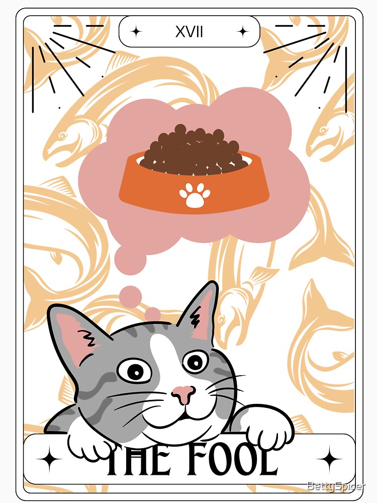 Tarot Card Tabby Cat The Fool by BettySpicer