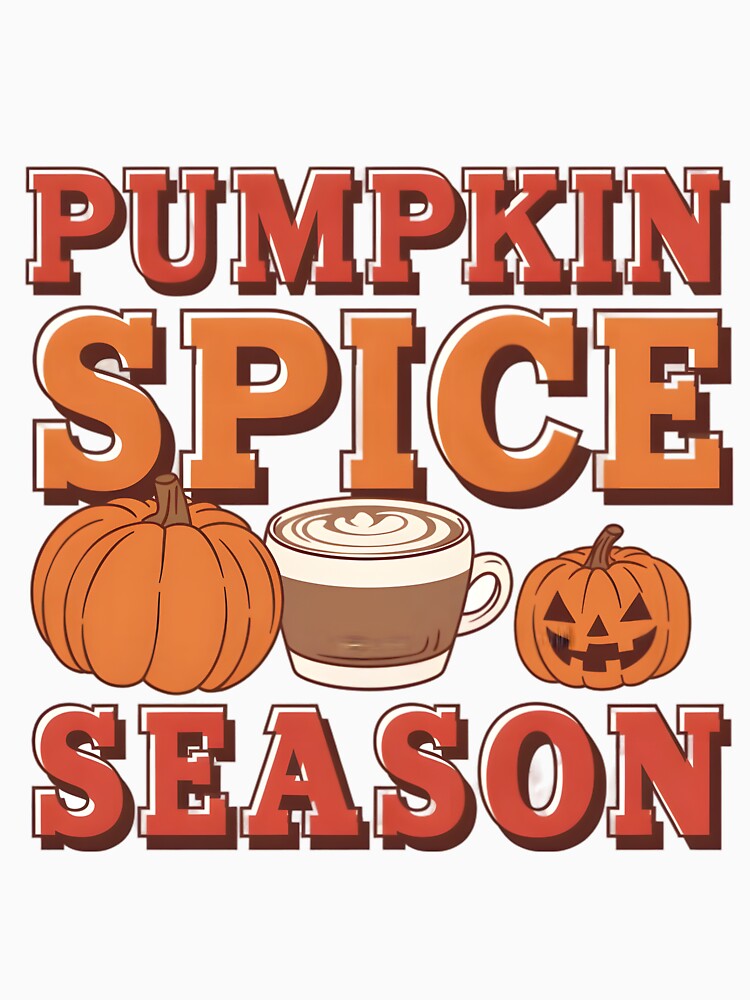 Pumpkin Spice Spooky Season halloween autumn vibe by Bohoishtee