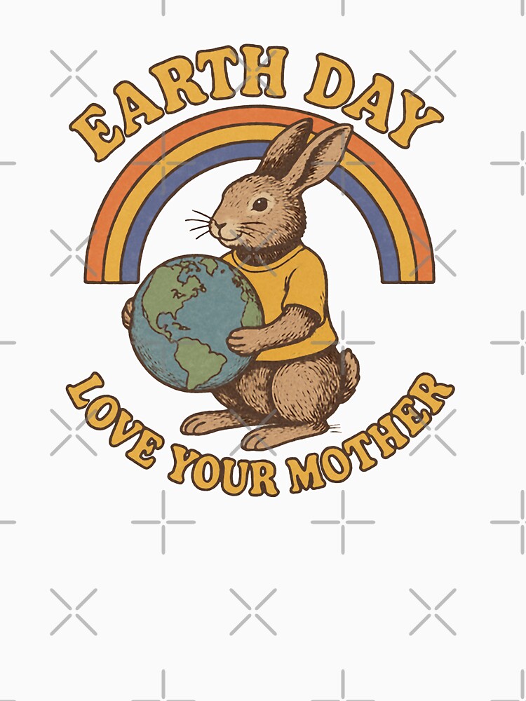 Earth Day Love Your Mother Bunny by zzz888