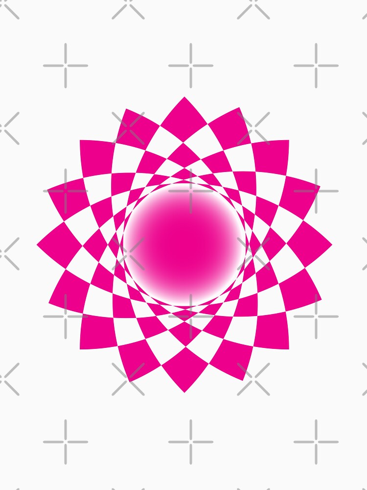 Pink Radiant Mandala for Friend by Style Legion