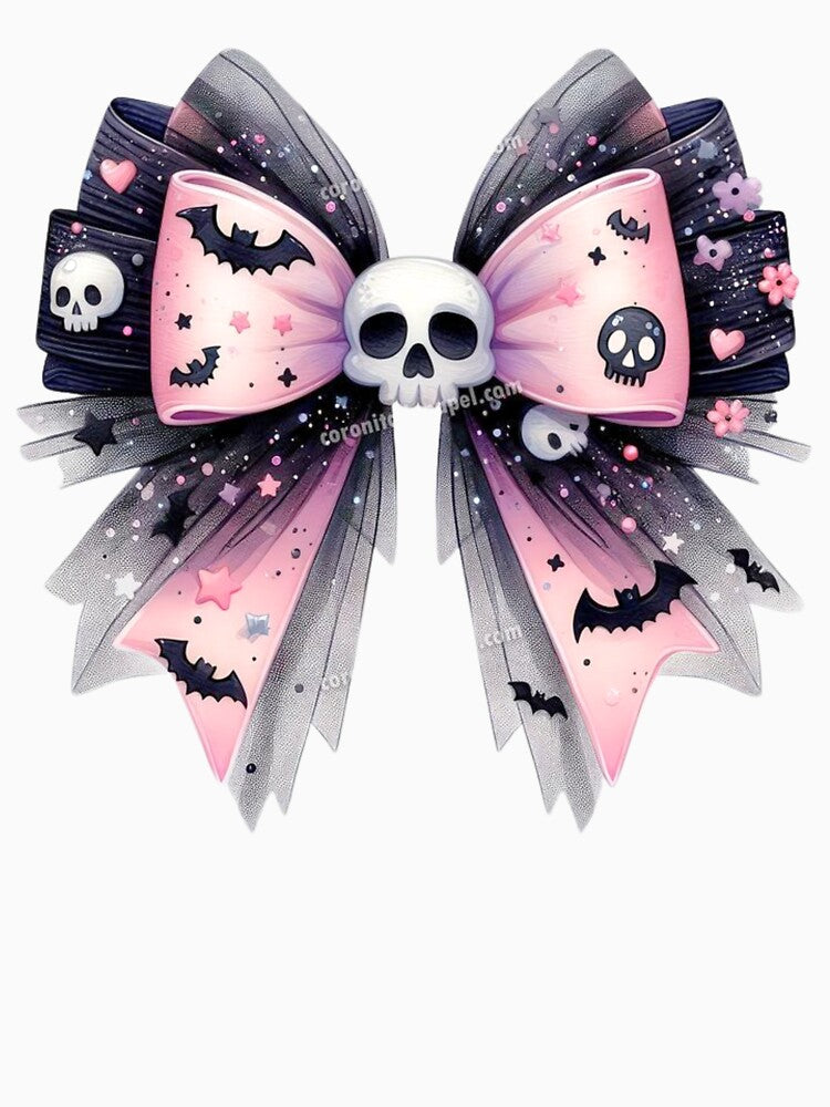 Pink Gothic Bow – Spooky Cute Aesthetic by FloraMyst