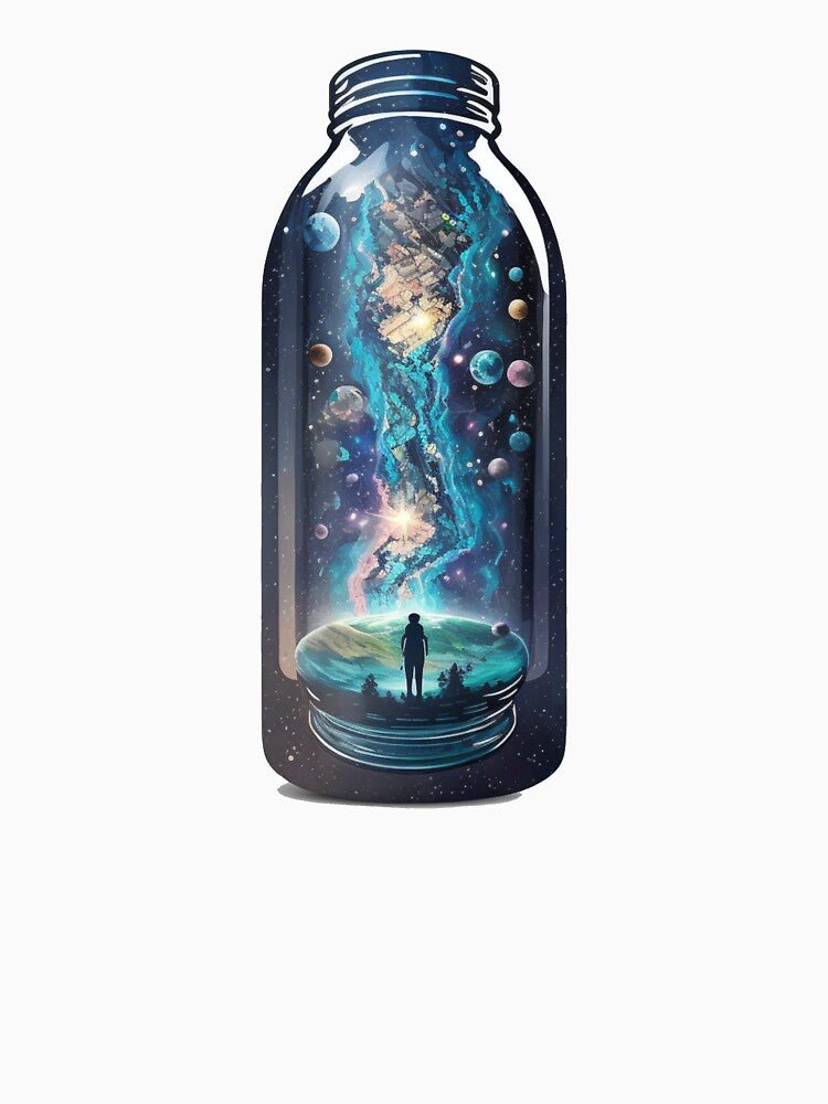 Galaxy Universe in a Bottle by KodakDesigns