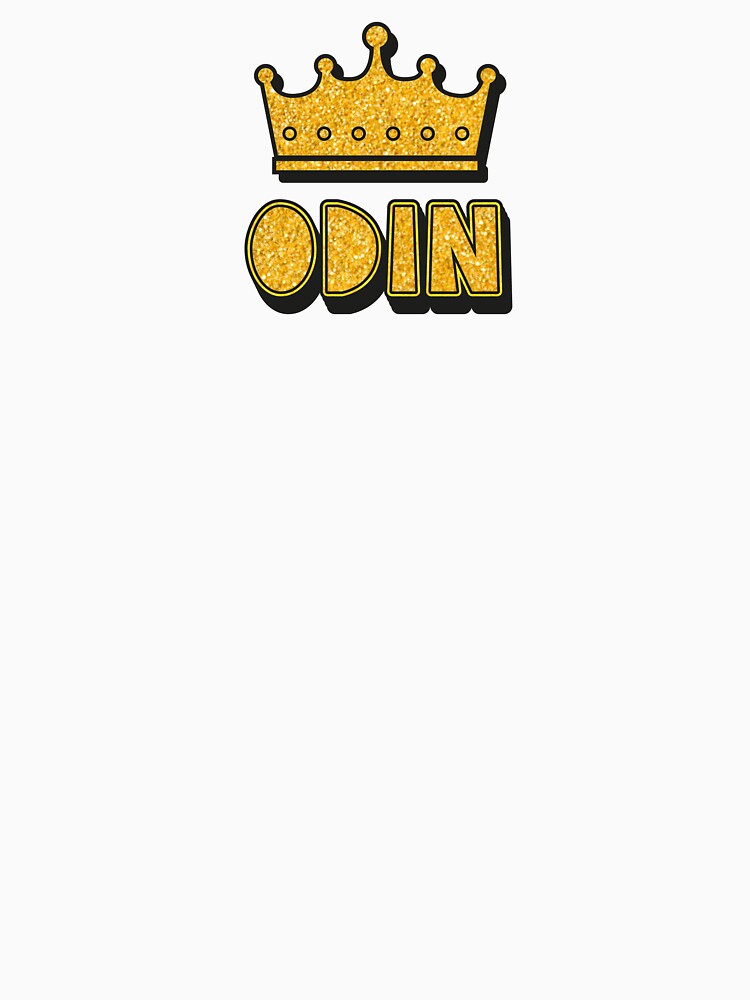 Odin Personalized Name With Crown - Cool & Funny Custom Gift for Men and Boys by Oussinc