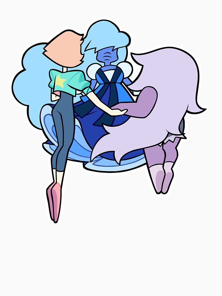 Pearl, Amethyst and Sapphire by TheDiamondArt