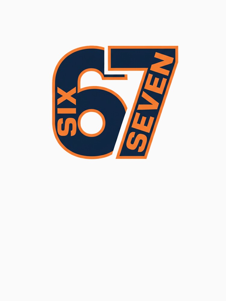 SIX SEVEN Dynamic Text Logo - Modern Geometric Design by Merchifyme2000
