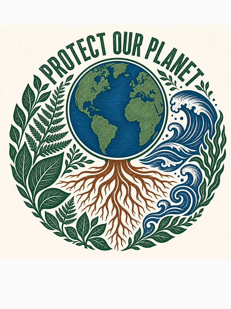 Protect Our Planet Earth Guardian Nature Badge by minynature