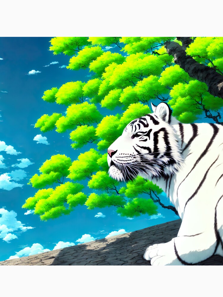 Lucky Tiger Day by @adorcharm Modern & Classic AI Art