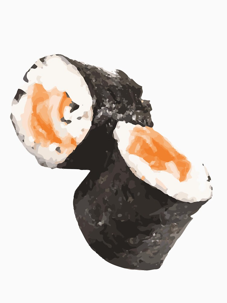 Kawaii Sushi Rolls Sticker – Cute Japanese Food by QuteStuffHere