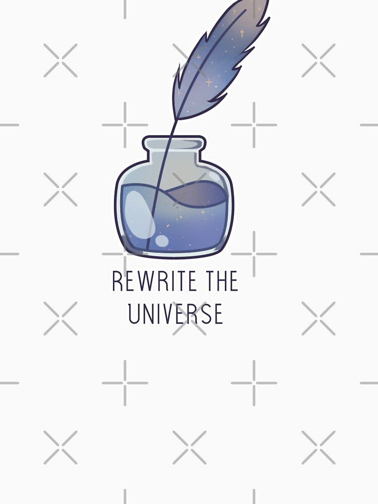 Celestial Blue Purple Ink Pen / Rewrite the Universe by DreamiCloud