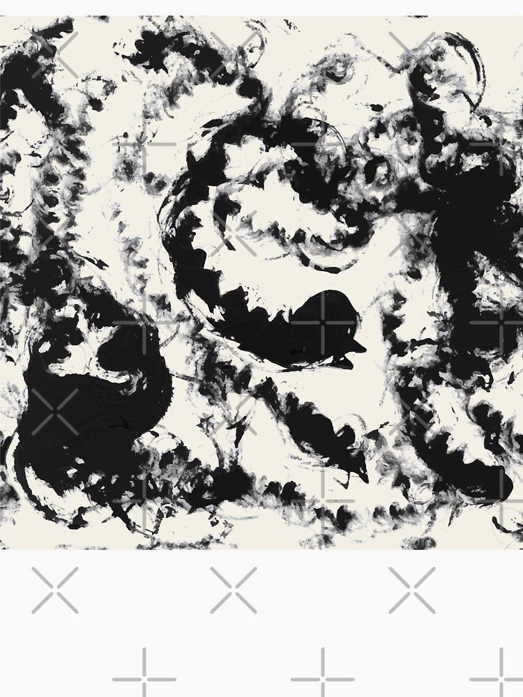 Seamless Hand Drawn Pattern Texture Monochrome Creative Illustration by Peekonet