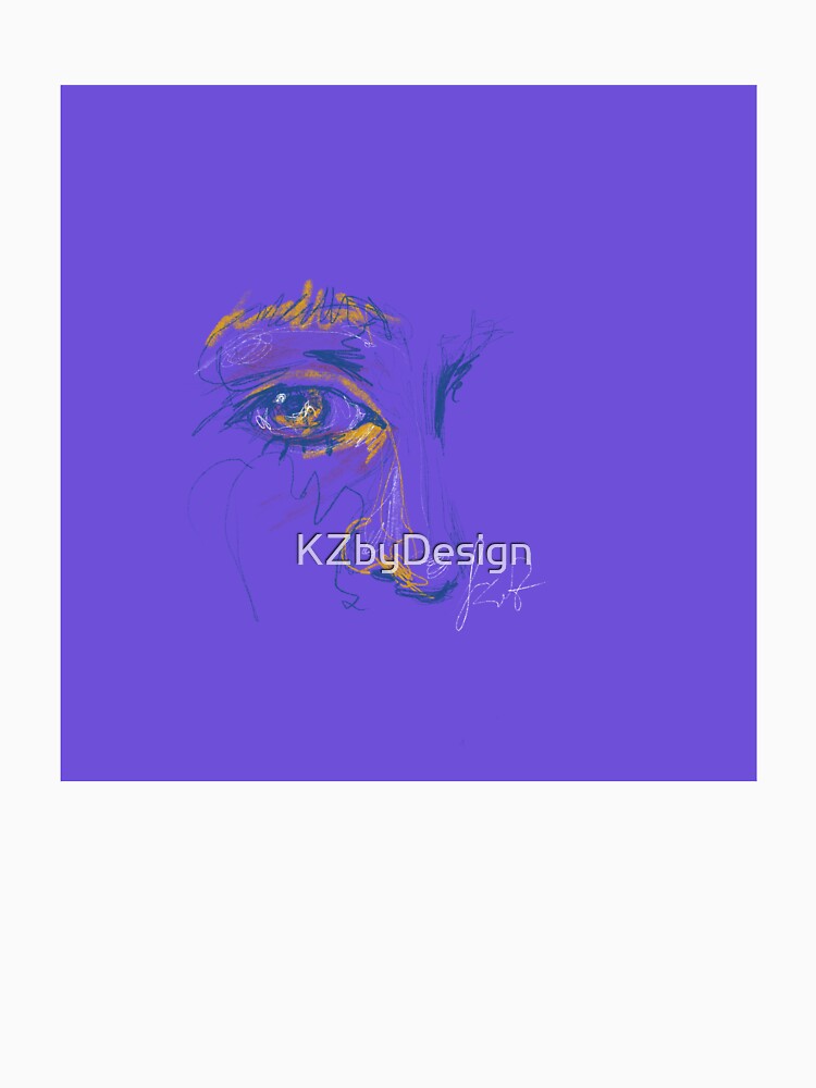 Purple Gaze Sketching by KZbyDesign