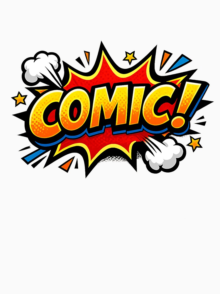 Comic Pop Art Logo – Modern Comic Book Style by K2M