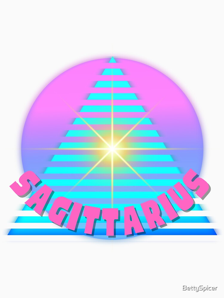 Sagittarius 80's Synthwave by BettySpicer