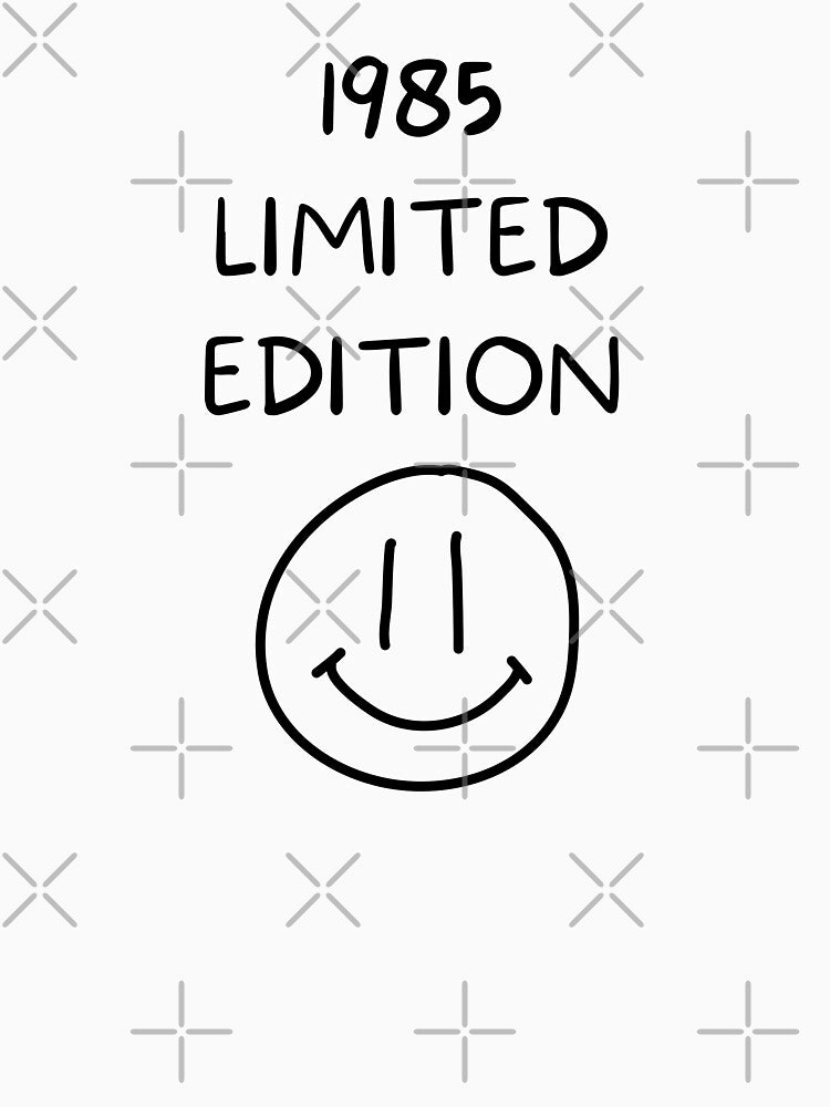1985 LIMITED EDITION - BLACK WRITING by akaiawa