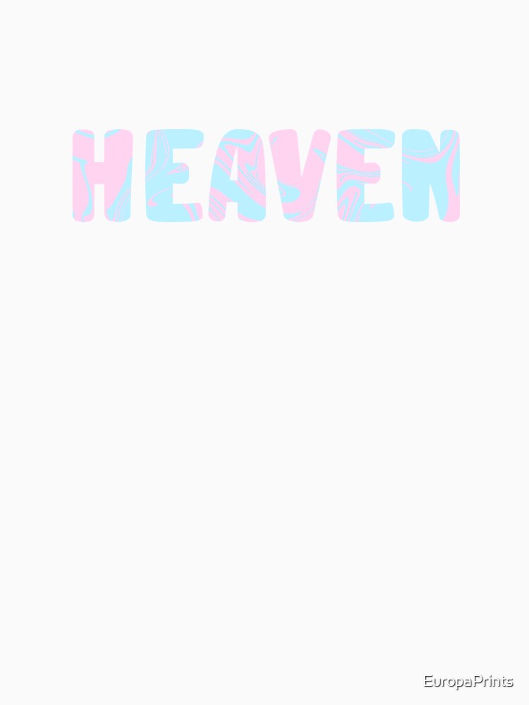 Heaven Custom Name With Cursive by EuropaPrints