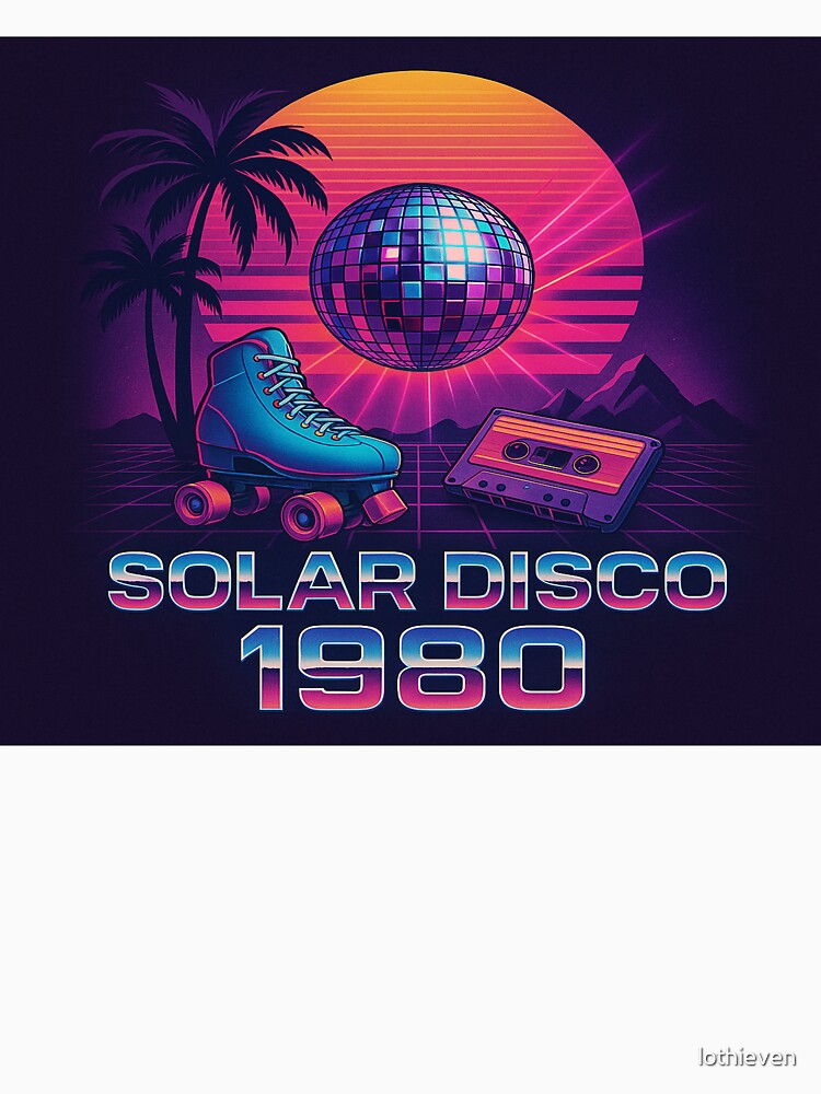 Solar Disco 1980 – Retro Summer Synthwave Aesthetic by lothieven