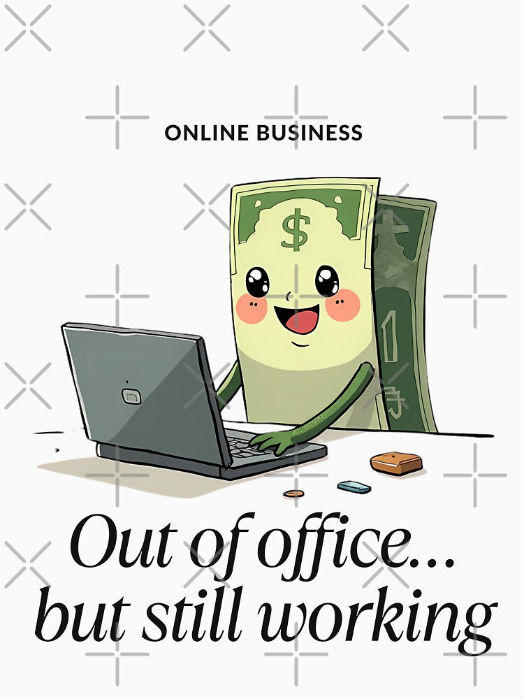 Out of office, but still working by Peerless-Prime