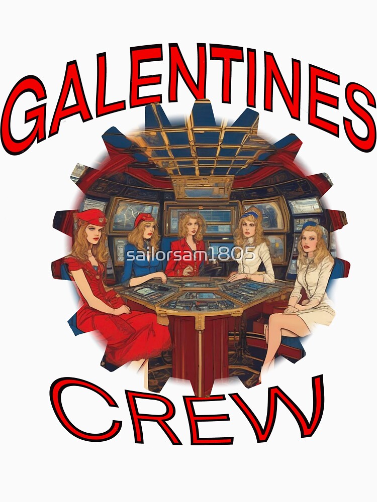 A Modern submarine US Navy American Girls Galentines crew on submarine on Galentines day and Galentines party, gift idea for Galentines day by sailorsam1805
