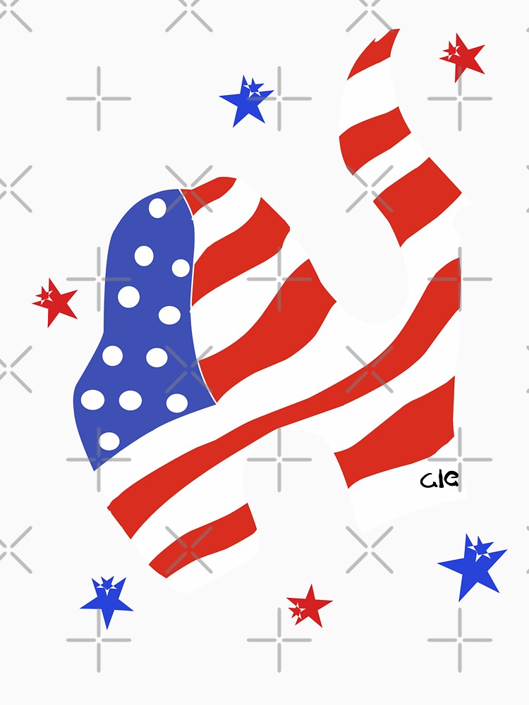 Patriotic elephant by ALEFANTICA