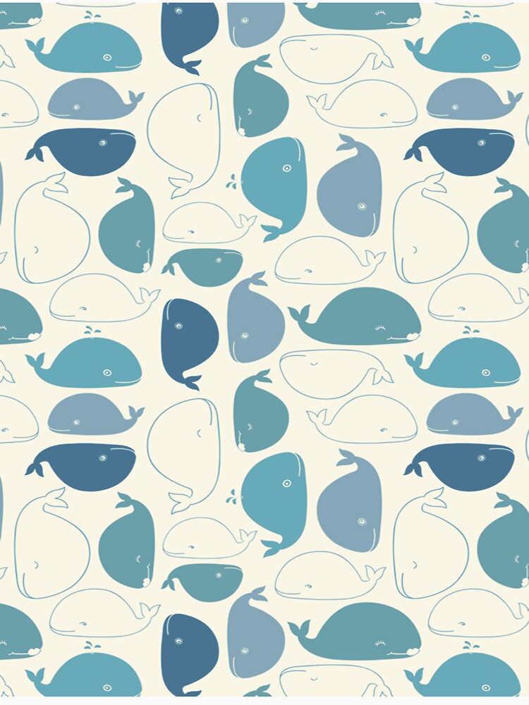 Whale Pattern, Popular Printerval,Redbubble,Google Shopping,Trending,Etsy,Ebay 4 by alkamhfashion