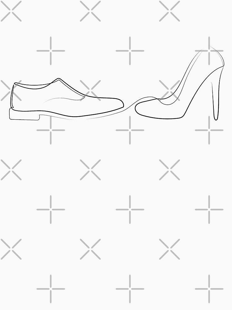 Good Shoes Open Good Places | One Line Artist | Minimal Art | One Line Art by One-Line-Artist