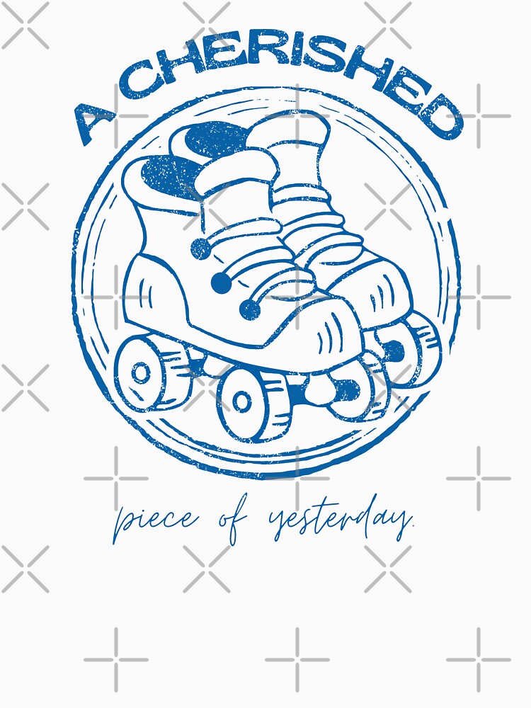 A Cherished Piece Of Yesterday Blue Retro Wheels by SplashTastic