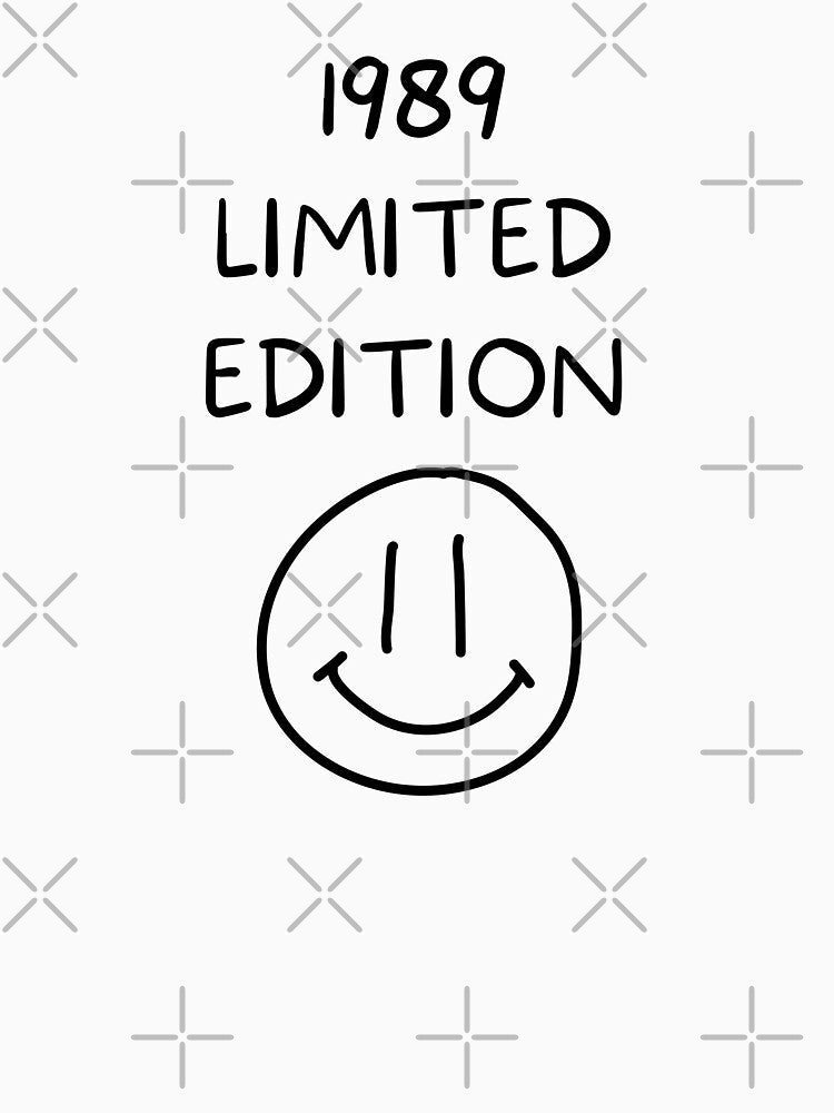 1989 LIMITED EDITION - BLACK WRITING by akaiawa