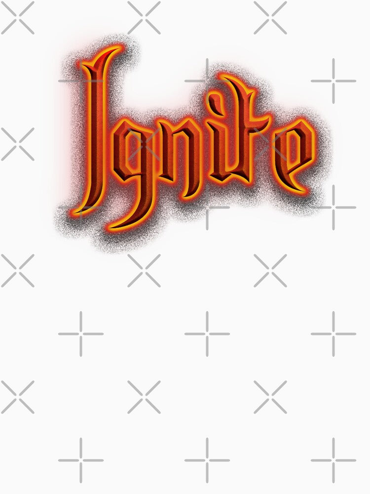 Ignite (Fiery Glowing Text) by Swabcraft