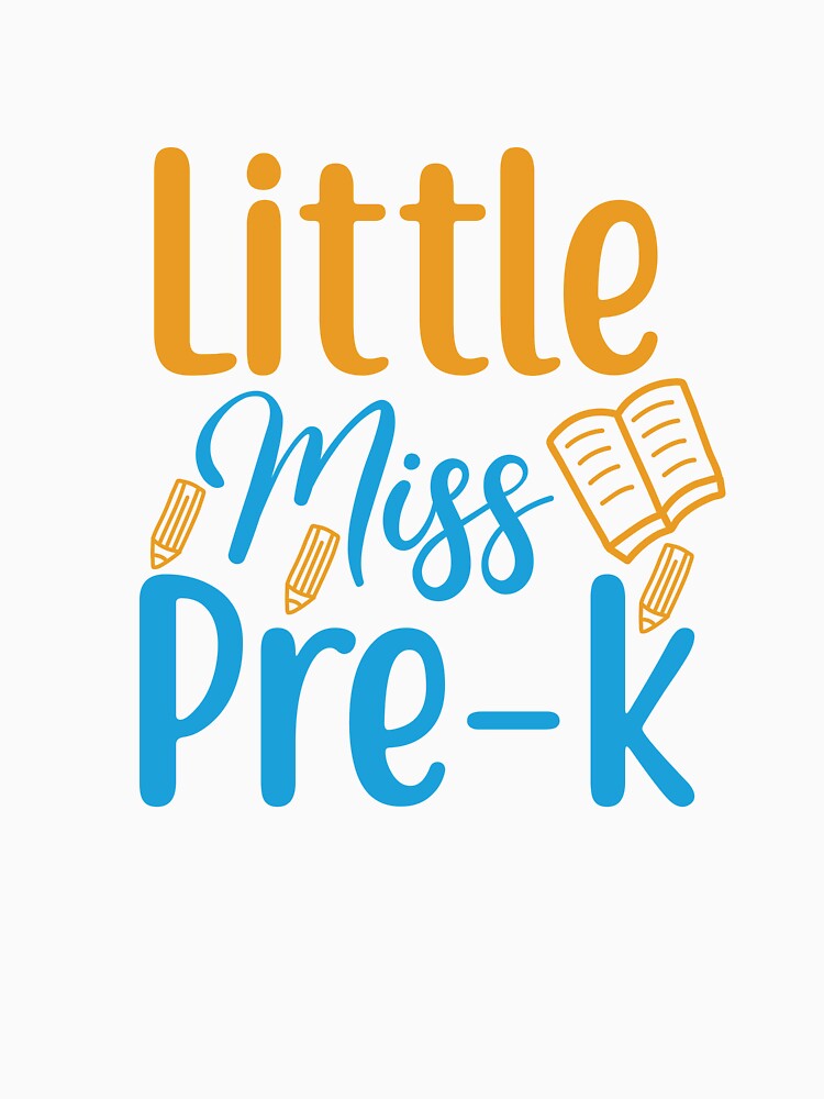 Little Miss Pre K- Back to School Vibes by AppareIIndustry