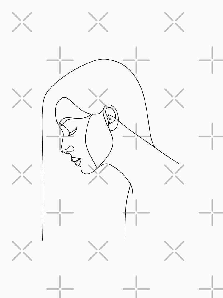 Line Art Woman Print, Minimal Woman Line, Female Poster, Minimalist Print, Woman Line Drawing, Abstract Line Art, Modern Print, Simple Line by OneLinePrint