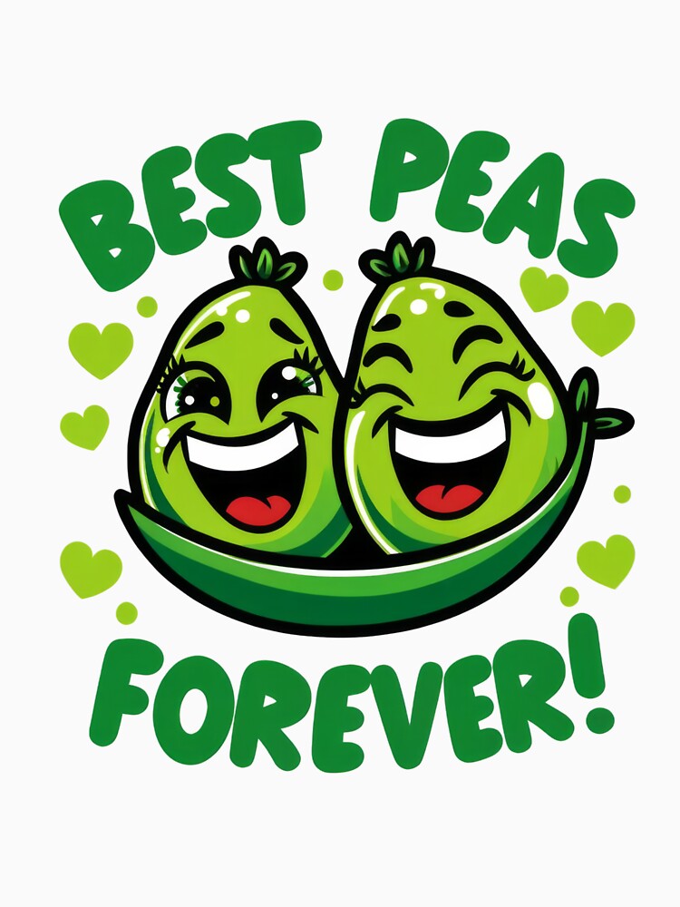 Animated Best Peas Forever Friendship Concept by ImagineCorner