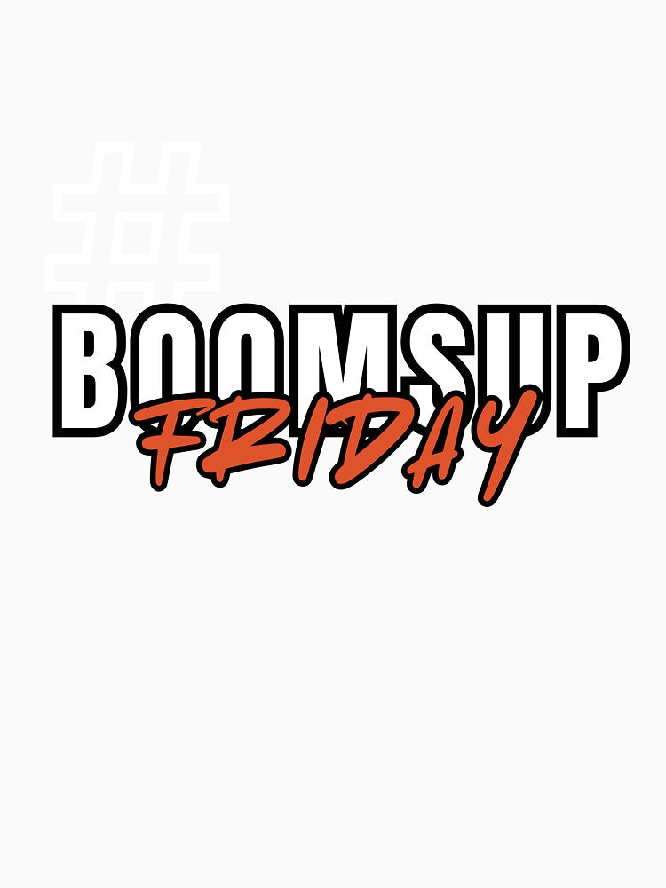 #Boomsup Friday Bold T-shirt Design by drbeshoyadel