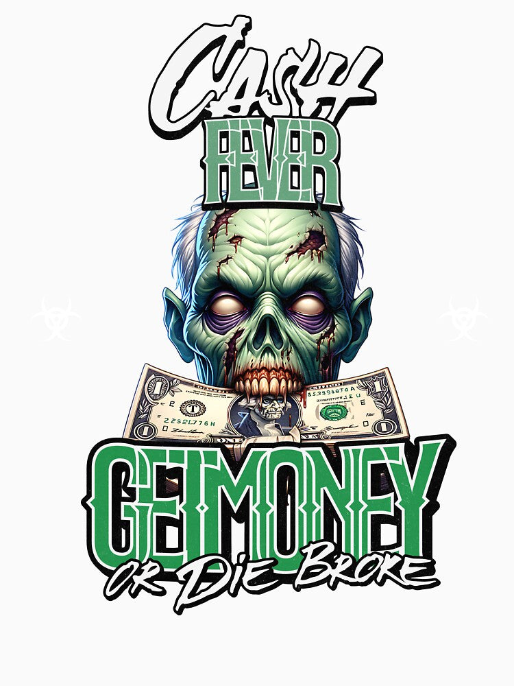 Zombie money motif with slogan by Design-Buffet
