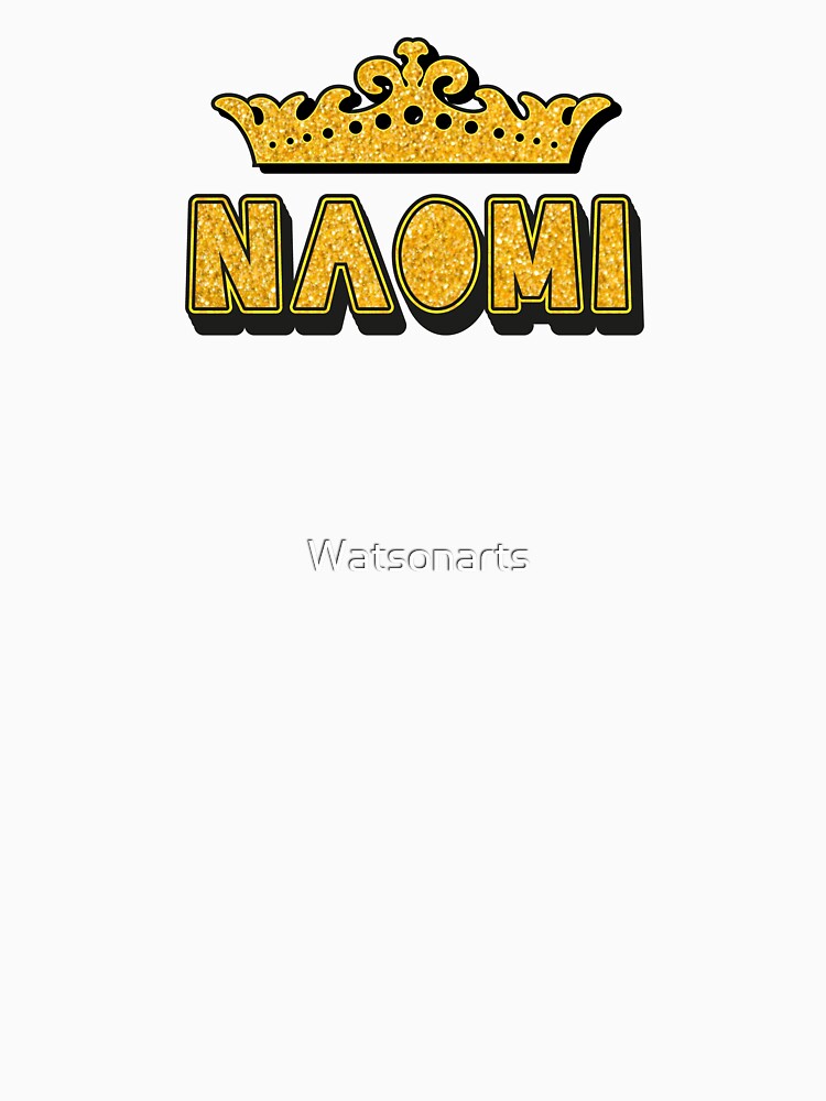 Naomi Personalized Funny Custom Name Crown Design by Watsonarts