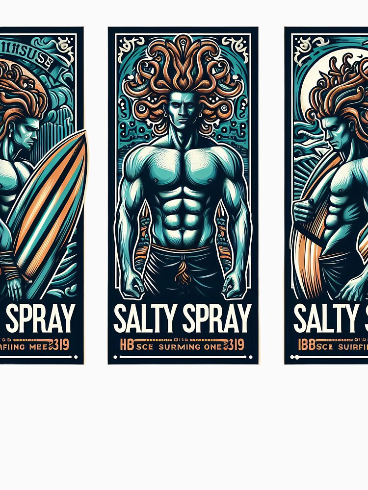 Salty Medusa in Blue by SaltySpraySurf