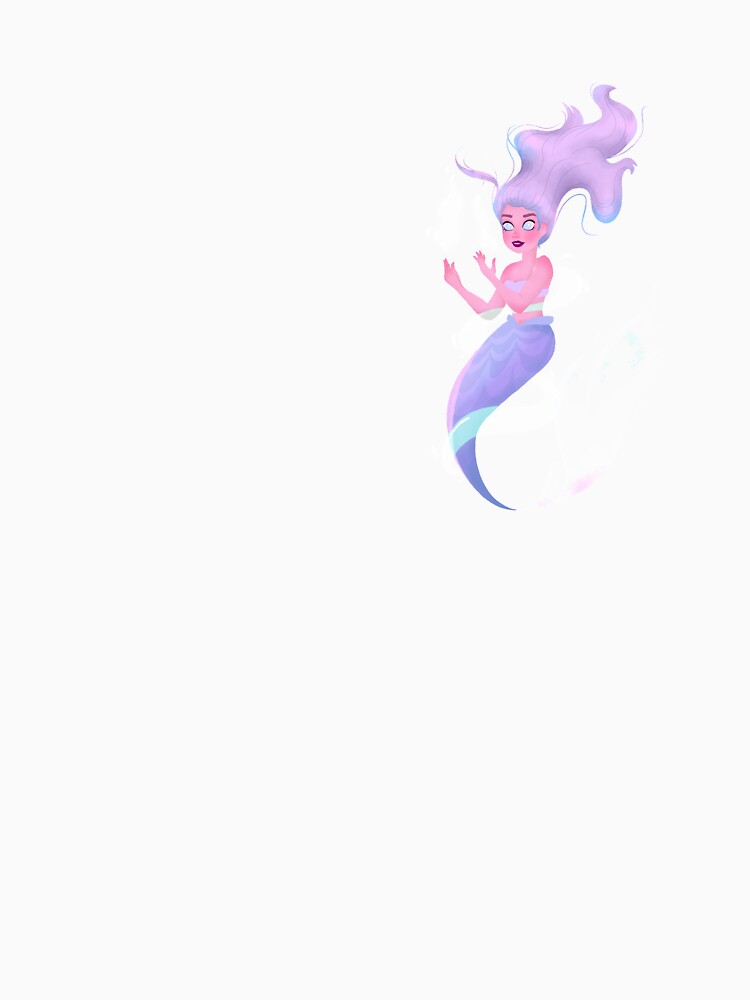 Magical mermaid playing underwater. by KarlaRDraws