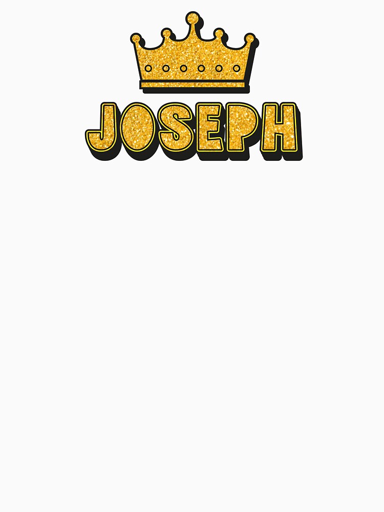 Joseph Personalized Name With Crown - Cool & Funny Custom Gift for Men and Boys by Oussinc