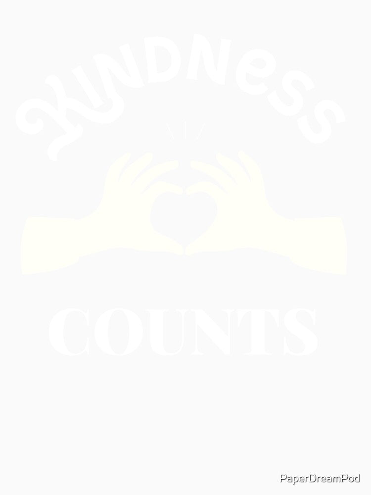 Kindness Counts Fingers Heart by PaperDreamPod