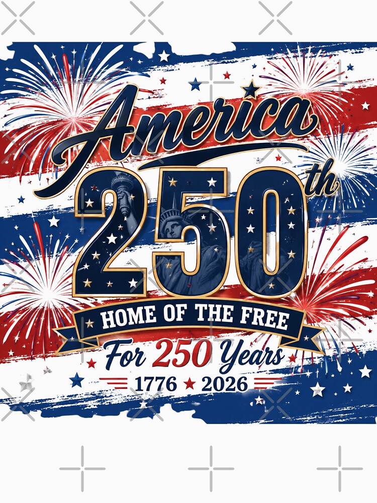 America 250th Anniversary Patriotic Fireworks Celebration Gift by vampbabe54