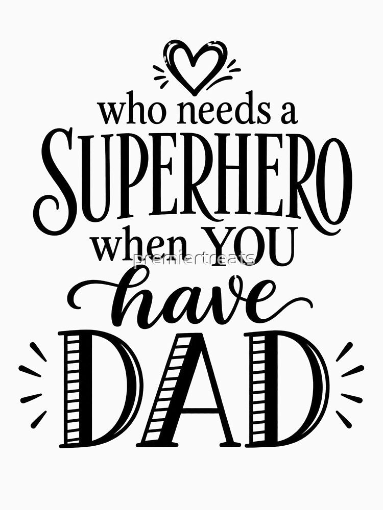 Superhero Dad Gift, Hero Dad Father's Day Present by premiertreats