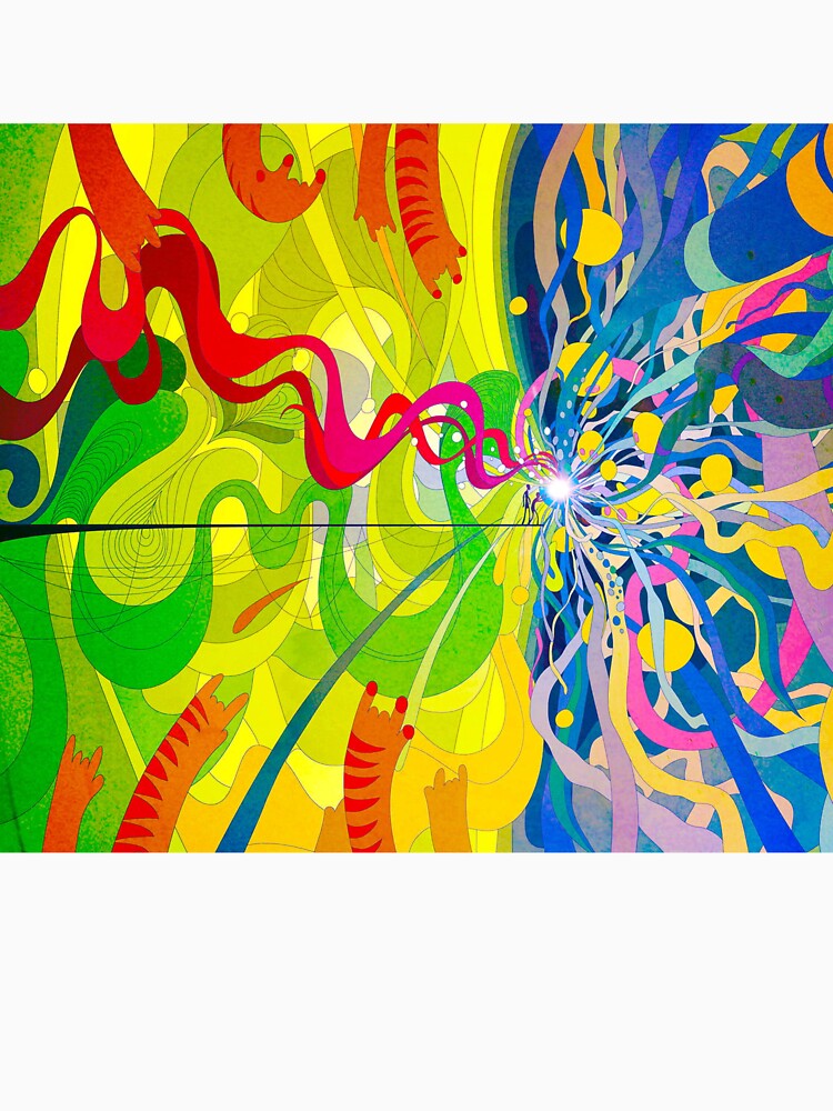 Colorful abstract digital art by zeljana0504