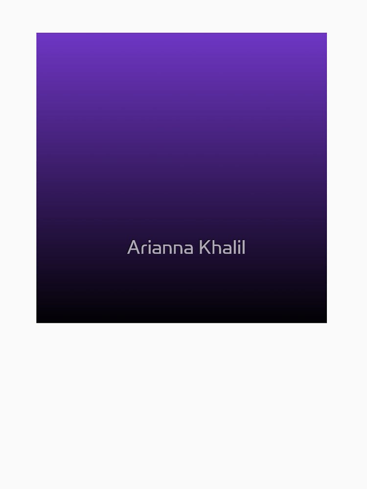 Purple to Black Ombre Gradient by Arianna Khalil