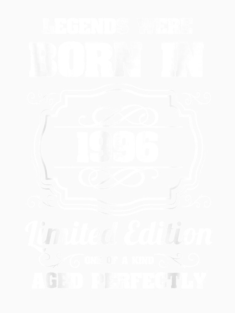 Legends Were Born In 1996 Limited Edition 35th Birthday Gift by aguilaro