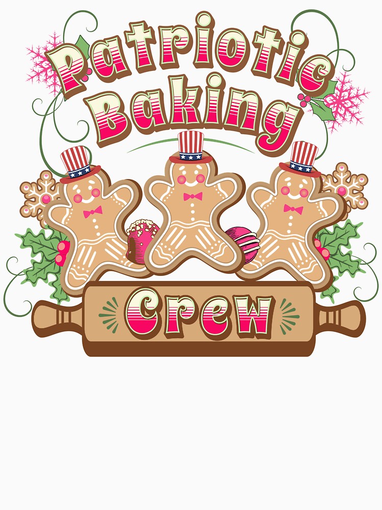 Patriotic Christmas Gingerbread Baking Crew by TheUSAFantasy